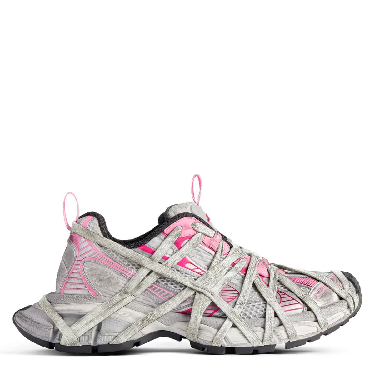 Balenciaga 3XL Extreme Lace Sneaker White Pink Grey
