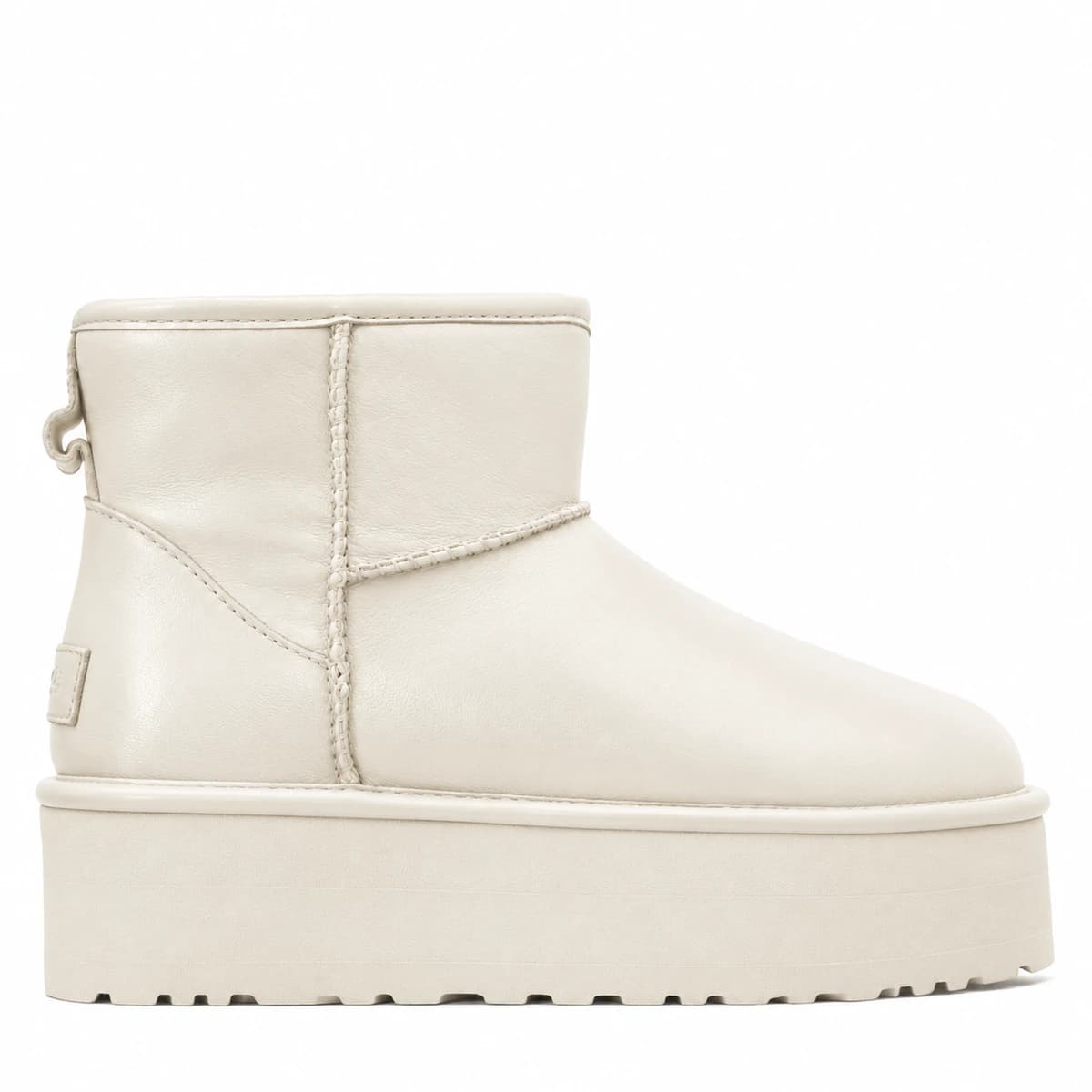 Classic Mini Platform Leather White, фото 1
